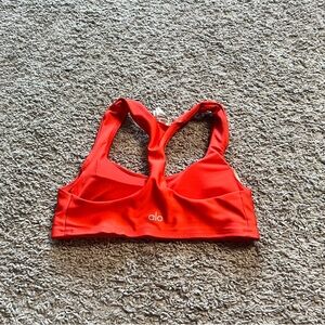 Alo red airlift advantage racerback bra size XS